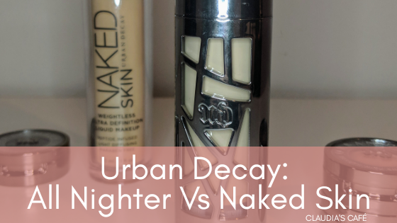 Urban Decay: All Nighter Vs Naked Skin