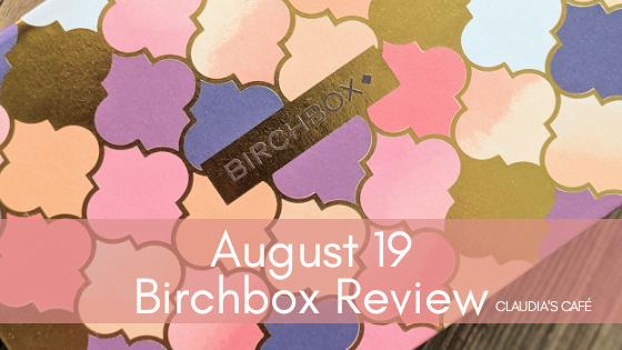 August 19 Birchbox Review